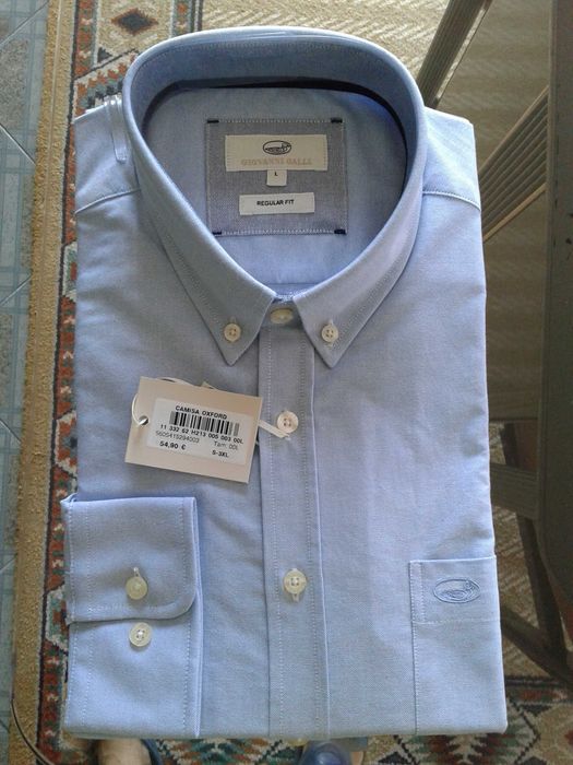 Camisa Oxford regular fit da Giavanni Galli, NOVA!