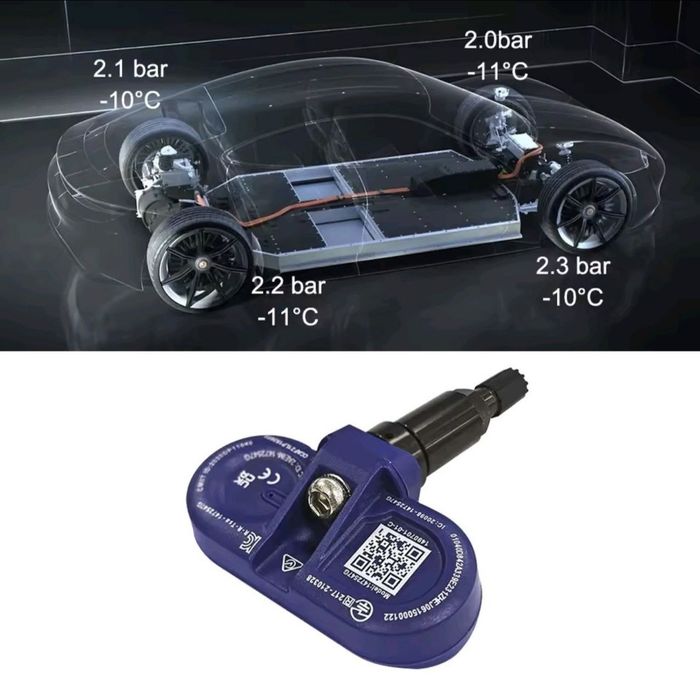 Tesla Model S X 3 Y Датчик тиску давления в шинах Bluetooth 433  MHz TPMS 103462-00-C
