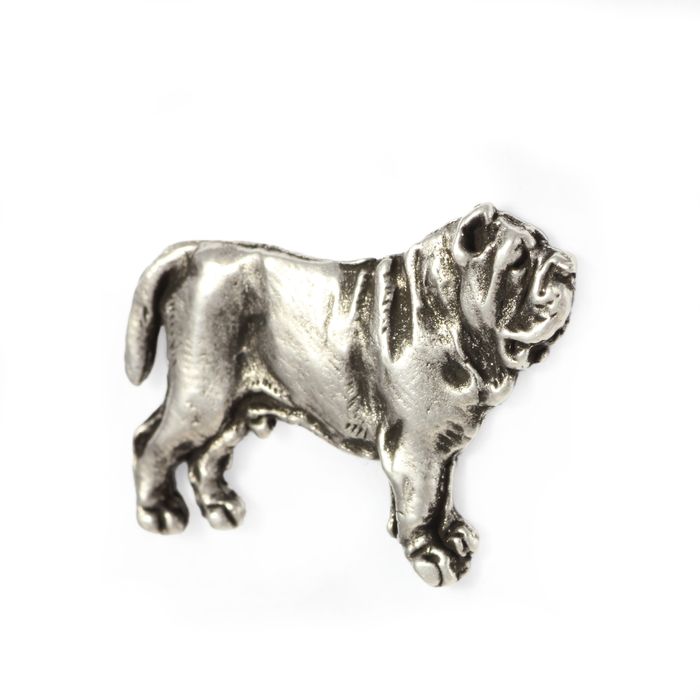Mastif neapolitański pin posrebrzony Art-Dog