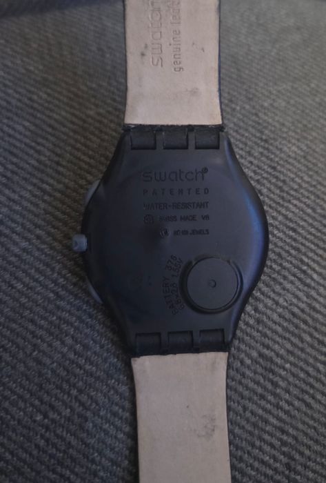 Relógio Swatch falta por pilha