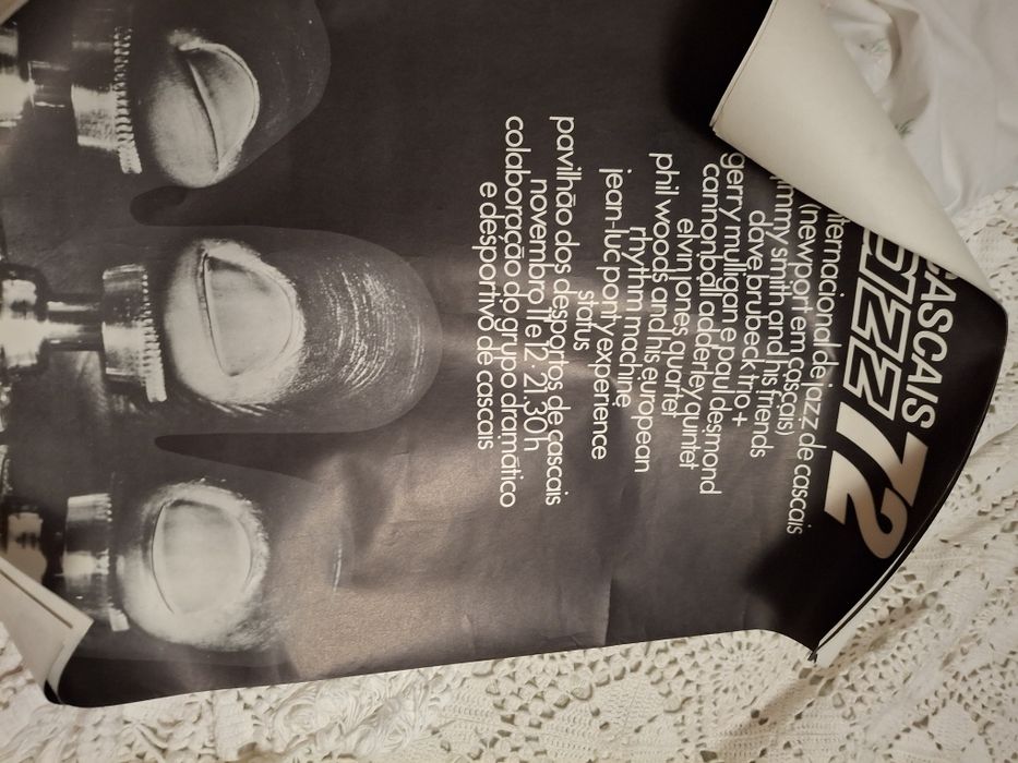 Cartaz cascais jazz 1972 bom estado