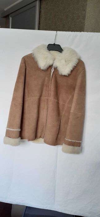 Женская дубленка/куртка Marella Sport, размер 46, натуральная, б/у