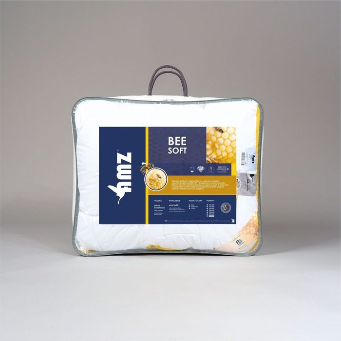 Kołdra AMZ SATYNA BAW. BEESOFT letnia antyalergiczna 220x240 Biały