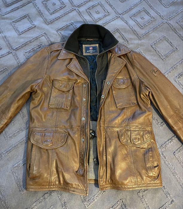 Куртка шкірянка чоловіча Thomas Breitling 2XL 56