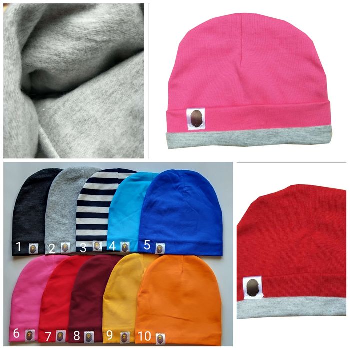 Шапки дитячі утеплені флісом