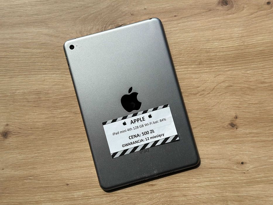 Tablet Apple iPad mini 4th 128 GB Wi-Fi – bat: 84% – GW 12M