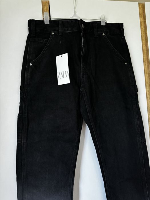 Чоловічі джинси zara зара штани чорні