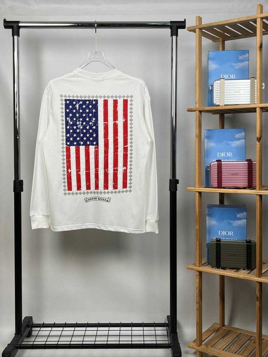 Лонгслів Chrome Hearts "USA" | Бавовняна Кофта Хром Хартс