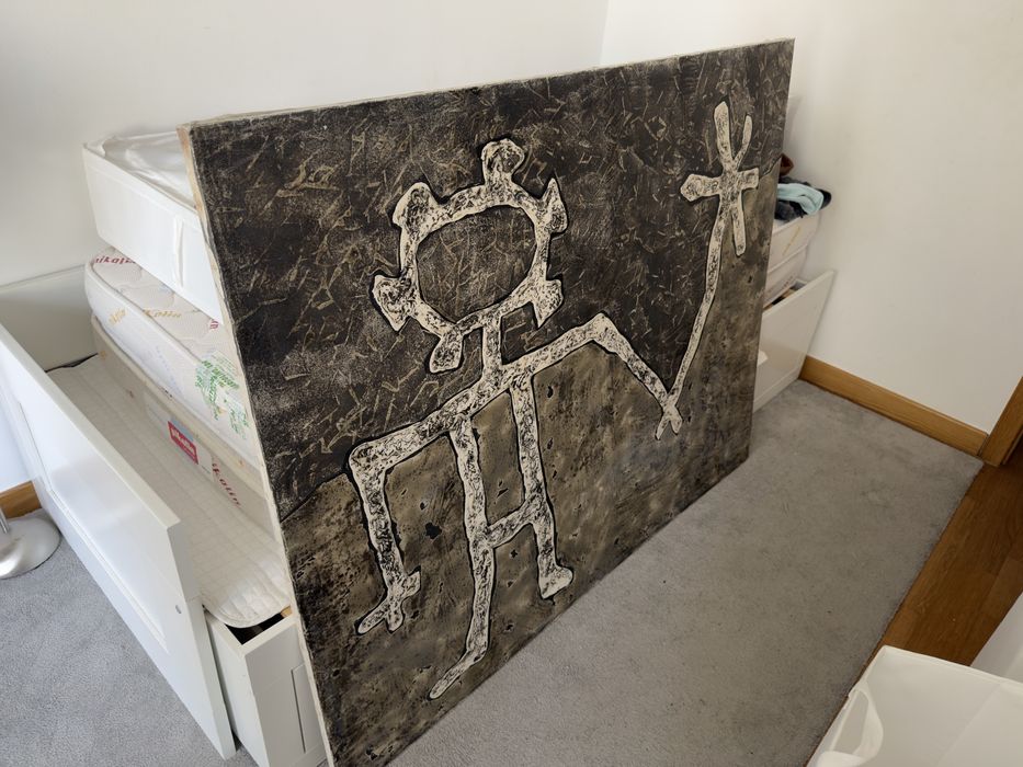 Quadro com 140cm largura por 110 de altura