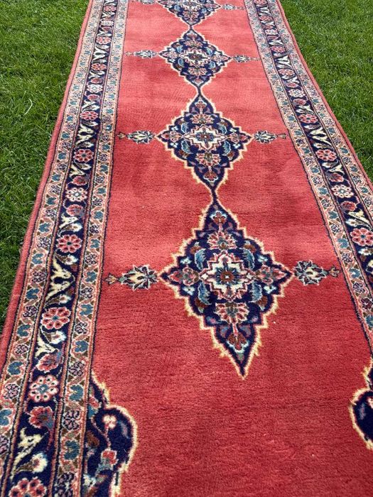 Dywan Chodnik Perski Wełniany Kaszmirowy Iran Keshan 285x84 gal. 7 tyś