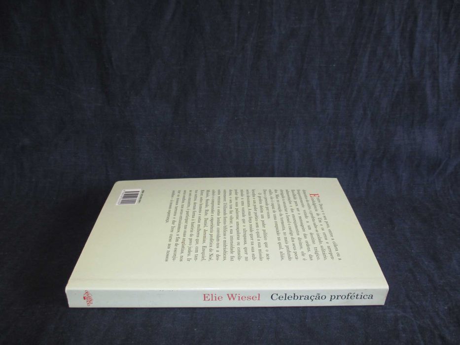 Livro Celebração Profética Elie Wiesel