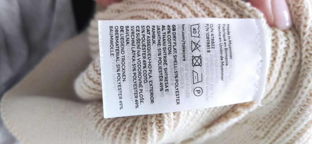 Sweter golf unisex