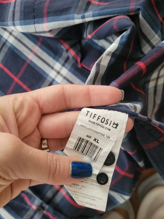Camisa xadrez Tiffosi