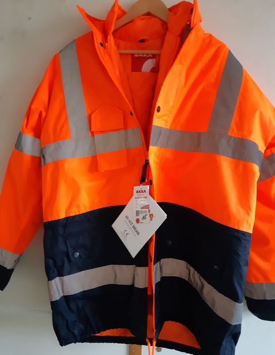 Kurtka robocza zimowa parka 4w1 OXXA odblaskowaroz. M