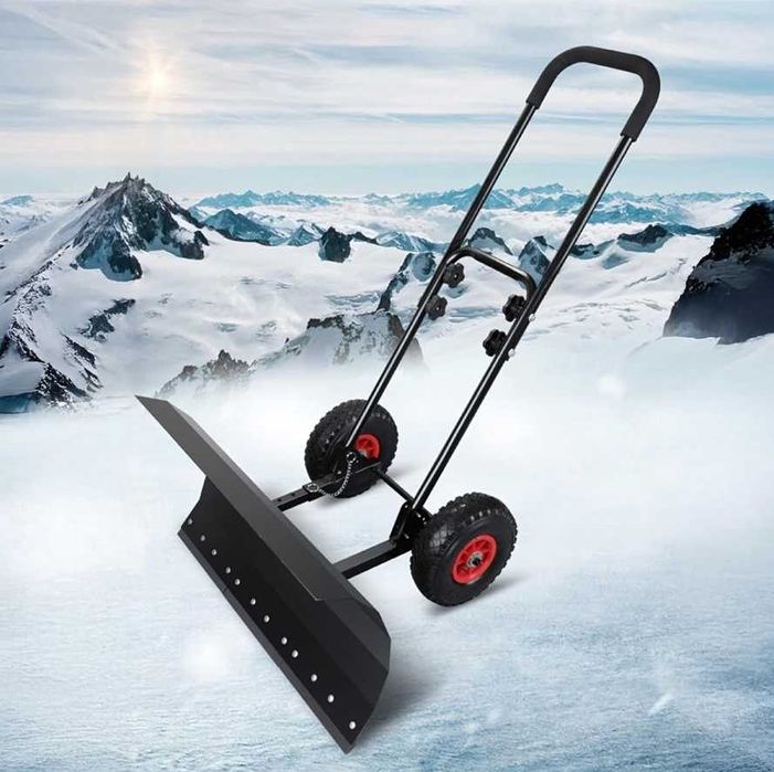 Łopata do Śniegu Pług Odśnieżarka Na Kółkach 75cm STALOWA |NOWA|