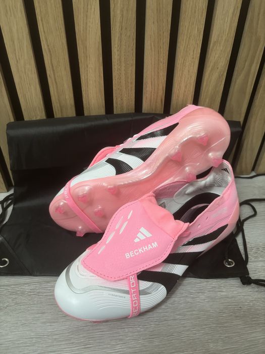 АКЦІЯ! Бутси Adidas Predator Elite Pink (Beckham collection)