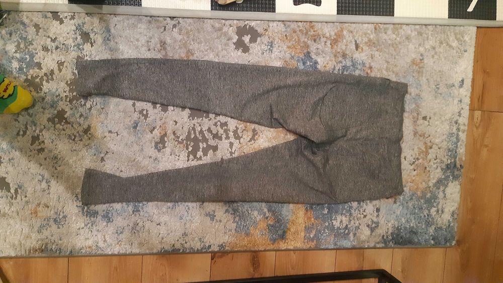 Legginsy push up rozmiar m szare