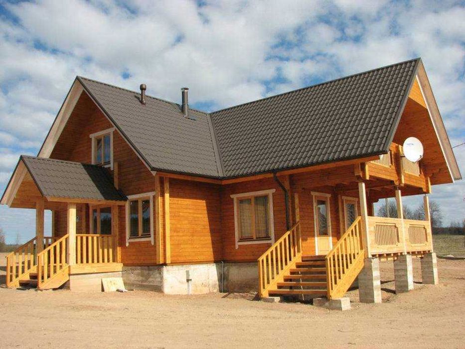 Casa de Madeira, T.4  Bungalow, Pré-Fabricada