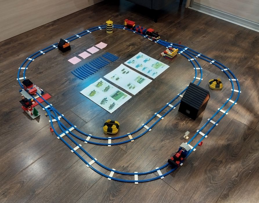 LEGO Vintage Train 146, 154, 181, 183 Lata 70te Retro Old Stare Pociąg