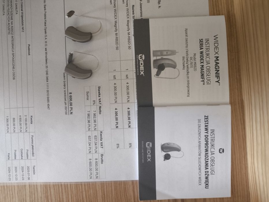 Aparaty słuchowe widex magnify/mgf 50 mrb2d
