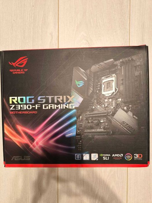 Материнська плата: ASUS ROG Strix Z390-F Gaming, Процесор: Intel