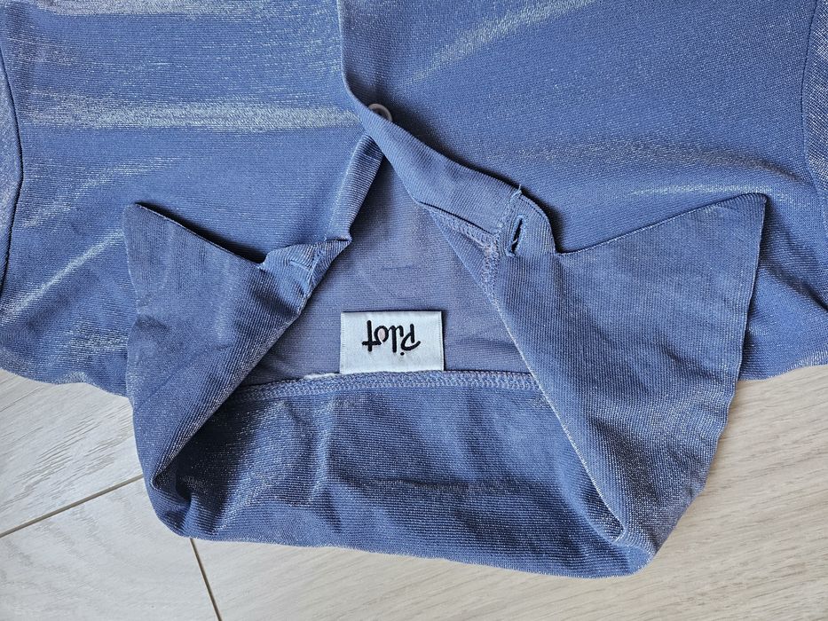 Bluzka siateczkowa, tiulowa, błyszcząca, rozm 158