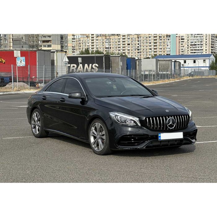 Передній бампер AMG стиль Mercedes CLA W117 2013 2017 решітки Бампер ЦЛА  Бампер 117