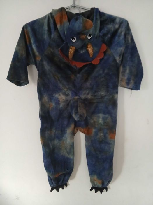 Dinozaur kostium przebranie strój r. 92 cm