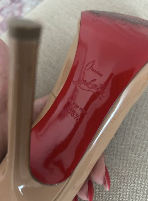 Sapato Nude Christian Loubotin Original