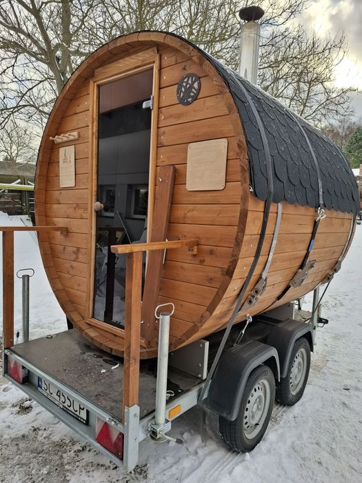Sauna mobilna na wynajem WALENTYNKI kawalerski panieński imprezy