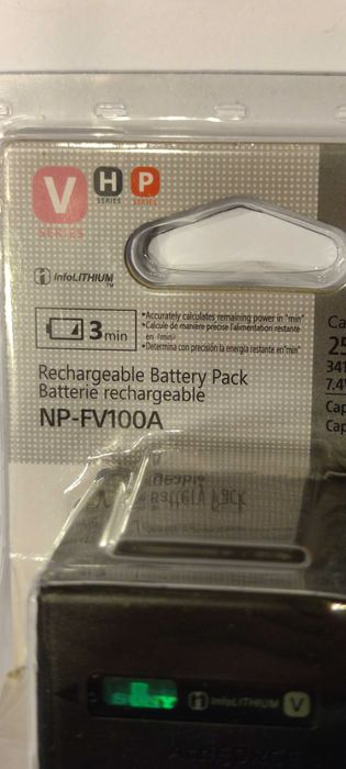 SONY NP-FV100A  3410mAh 7.4V Japan