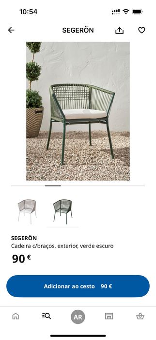 2 Cadeiras Exteriores NOVAS  SEGERON IKEA
