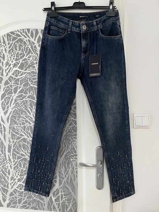 Dishe spodnie dzinsy skinny cyrkonie  Miley nowe 27