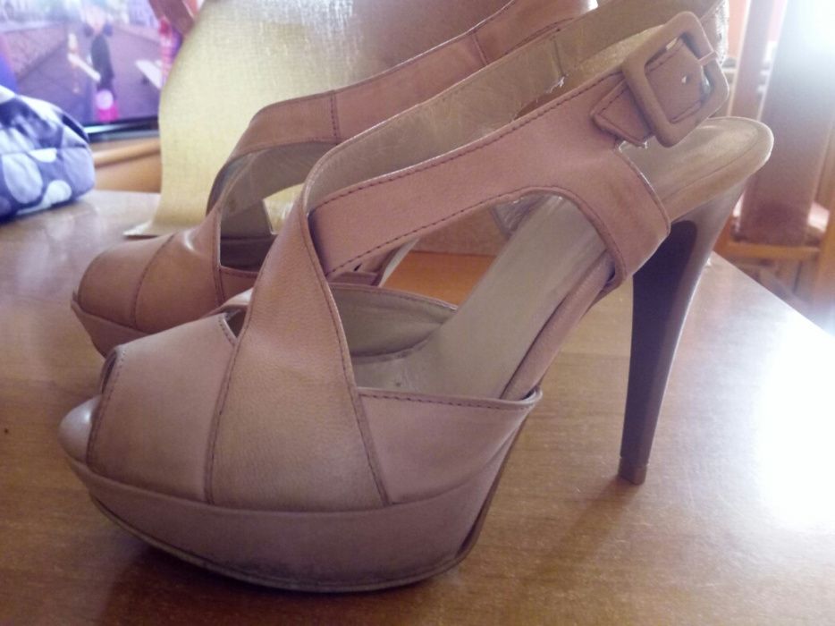 Buty Ryłko Szpilki Skórzane