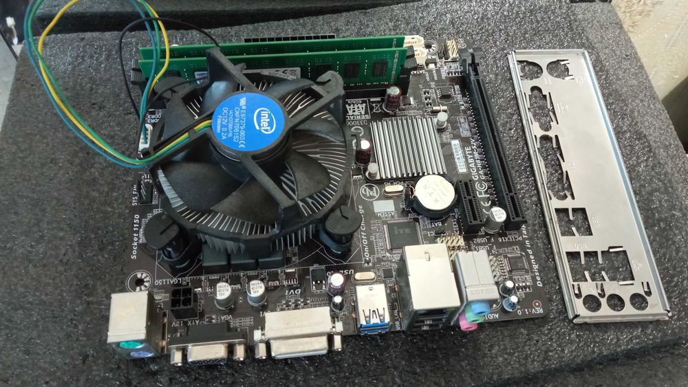 Материнская плата H81- CPU-4770/16GB-DDR3/1600Mhz, s1150