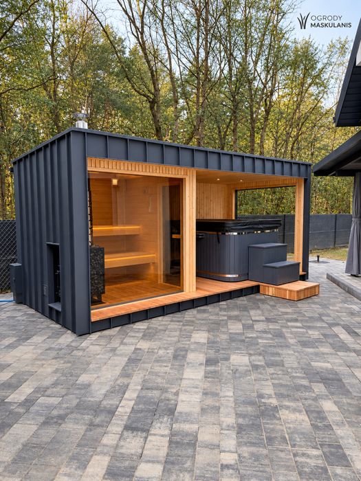 LUKSUSOWE SPA OGRODOWE – sauna • balia • siłownia