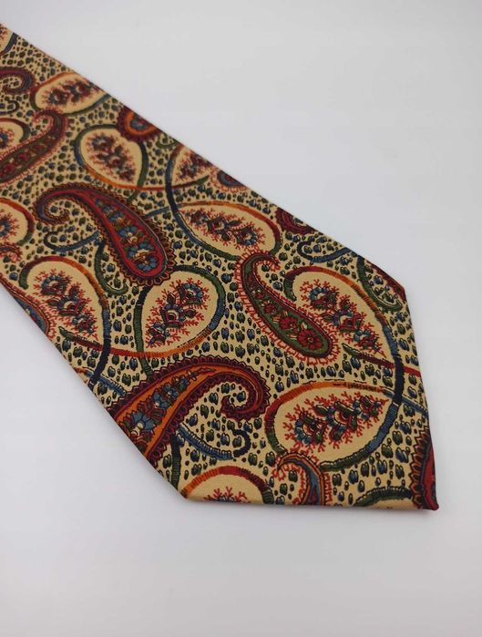 Harrison włoski jedwabny krawat paisley