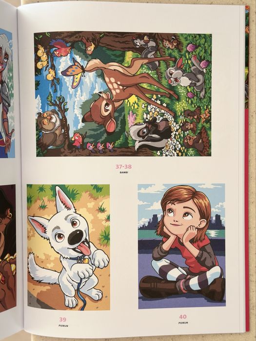 Розмальовки по номерах Дісней, польського видання, оригінал