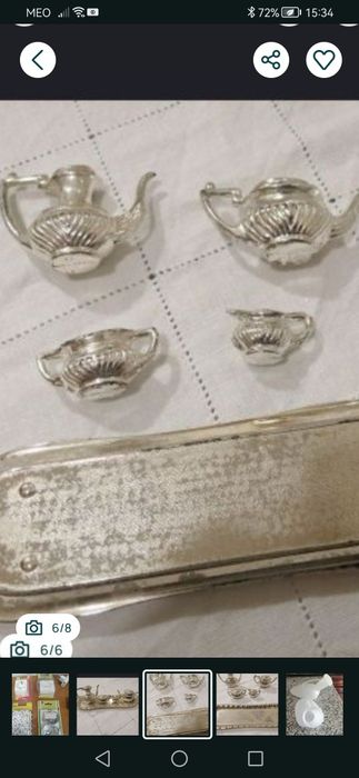 Centro de mesa marinha grande+medalha+Conjunto metal+Orinol