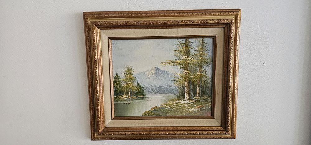 Quadro a óleo antigo