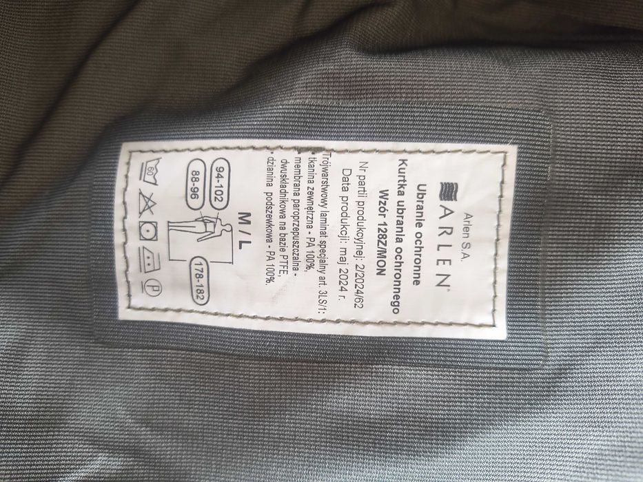 Goratex MON, ubranie ochronne