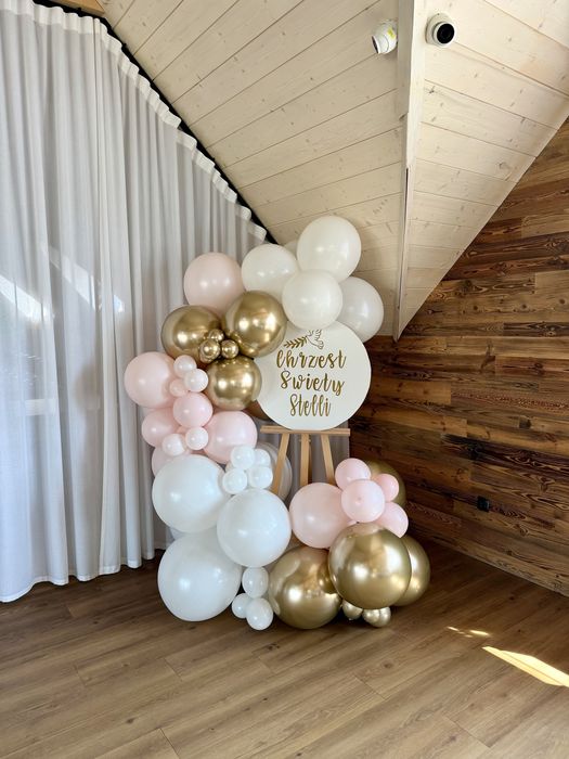 Ścianki balonowe  Chrzest • Komunia • Baby Shower • Roczek • Urodziny