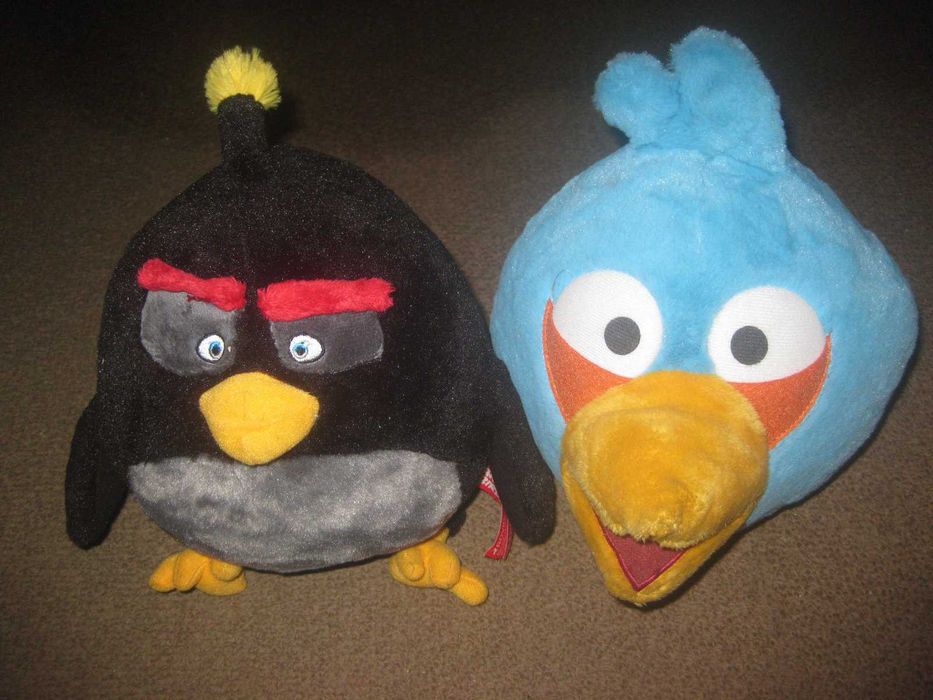 6 Peluches "Angry Birds" Novos!