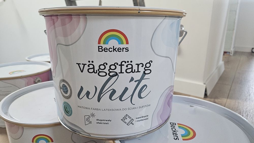 Farba Beckers White Vaggfarg 10 litrów