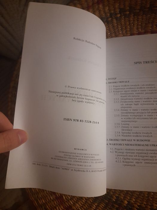 Książka Ewidencja aktywów trwałych