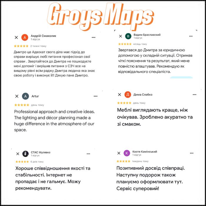 Збільшимо потік клієнтів за допомогою Google Maps.