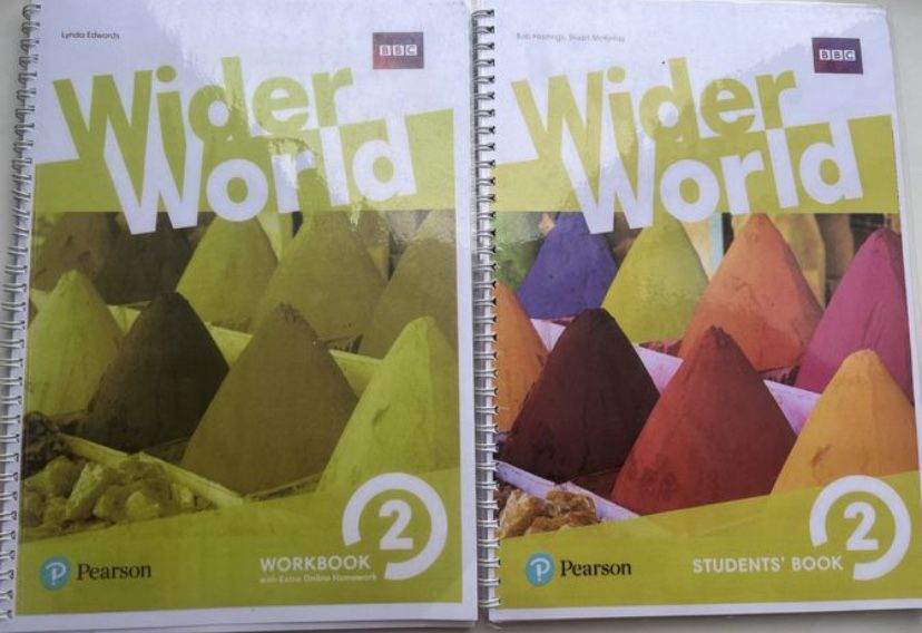 Книжка +зошит англ мова Wider World 2 (workbook+students'book)