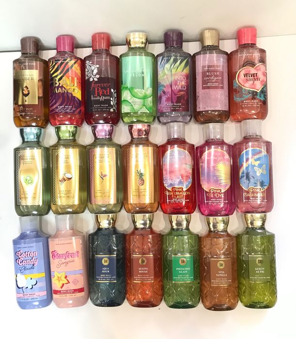 Гель для душу, міст, крем для тіла, лосьйон Bath and body works