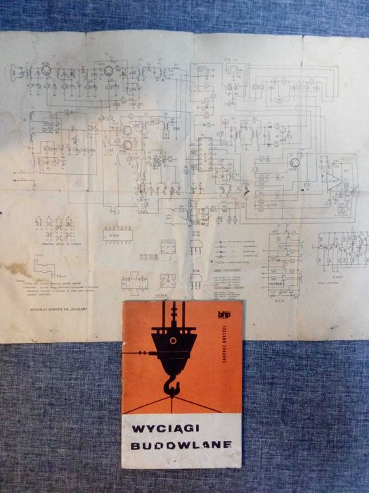 Wyciągi budowlane - Tadeusz Boetzel + schemat ideowy radia OR "ŚLĄZAK"