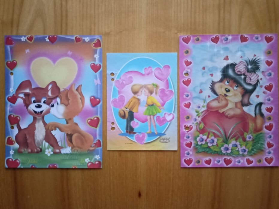 Karteczki kolekcjonerskie do segregatora różne bajki